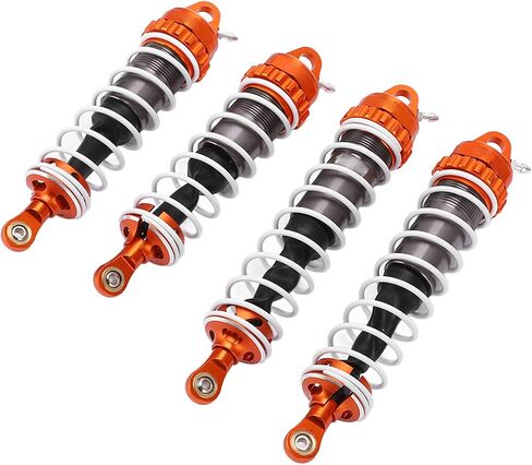 RC Shocks Replacement Damper Springs Shock Absorber Aluminum Alloy for ZD Racing 1/7 DBX07 and LOSI 1/7 Mojave Off Road Vehicle (Orange) in Saudi Arabia