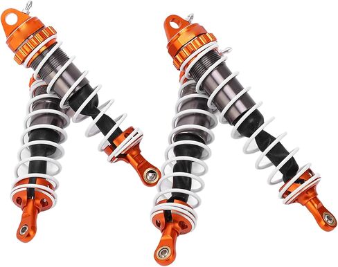 RC Shocks Replacement Damper Springs Shock Absorber Aluminum Alloy for ZD Racing 1/7 DBX07 and LOSI 1/7 Mojave Off Road Vehicle (Orange) in Saudi Arabia