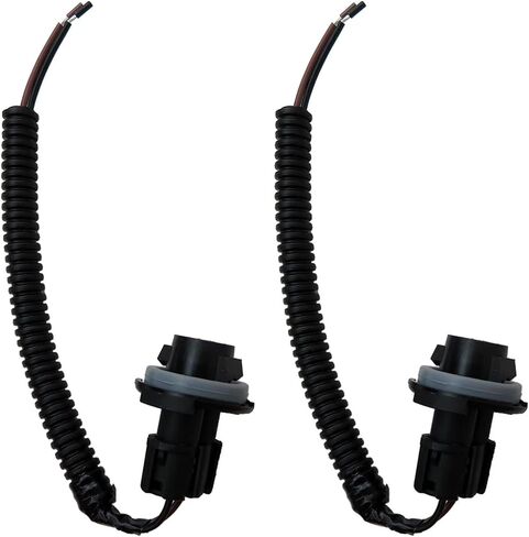 2024 Upgrade Pair of License Plate Lights Cover Lens Socket Rear Lamp Wire Harness for 1997-2003 Malibu in Saudi Arabia