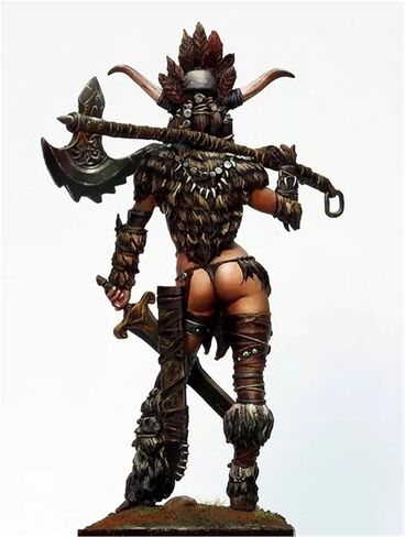 Bhowsa 1/24 Ancient Female Warrior Resin Model Kit Unpainted and Unassembled Resin Model//H8Z6J39 in Saudi Arabia