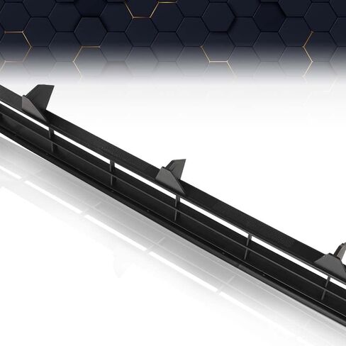 PIT66 Front Upper Hood Bulge Molding Glossy + Bumper Grille Fit Toyota Tundra 2014 2015 2016 2017 2018 2019 2020 2021 Hood Scoop 76180-0C030,761800C030C0,TO1231102, 531120C020,TO1036147 Black in Saudi Arabia