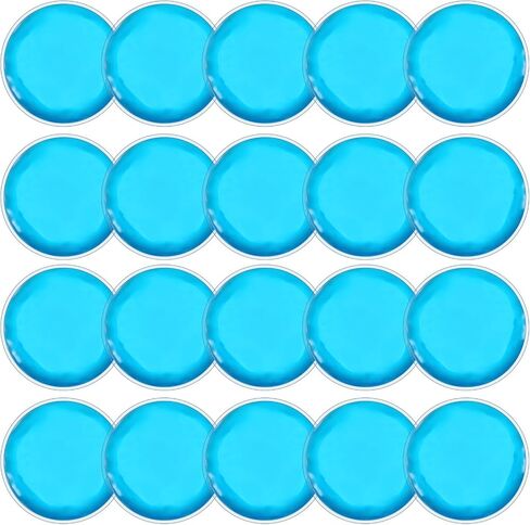 Reusable Ice Packs for Injuries, 10 Pack Round Ice Packs for Face, Gel Ice Packs Ice Pads Small Hot Cold Compress Ice Bag for Eyes After Surgery, Face, Wisdom Teeth, Breast Surgery in Saudi Arabia