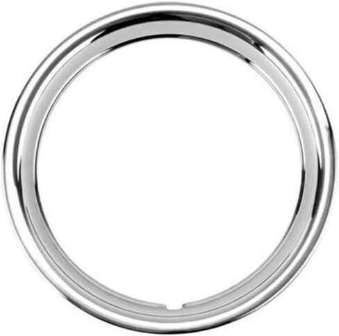 United Pacific A6224-1 - Wheel Side Ring - 15" Smooth Stainless Steel Beauty Rim in Saudi Arabia