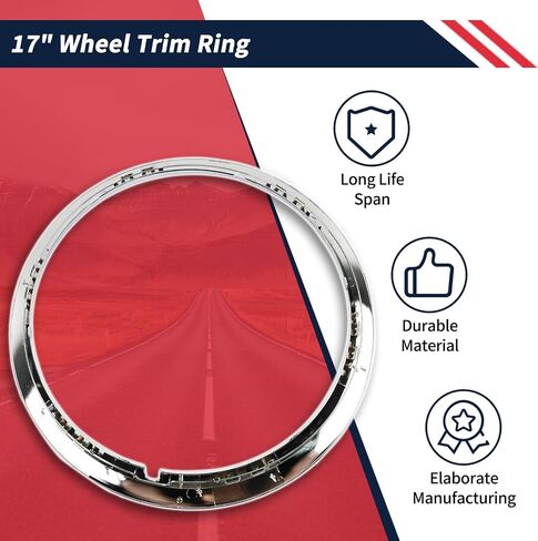 حلقة حافة العجلة مقاس 17 بوصة متوافقة مع Volkswagen Beetle 2012 2013 2014 2015 2016 2017 2018 2019 استبدال 5C0601157A 5C0-601-157-A Hubcap Ring in Saudi Arabia