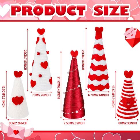 5 Pcs Chinoiserie Christmas Tree Mini Cone Table Decor Blue and White Porcelain Christmas Tree Table Centerpiece for Home Wedding Party Holiday Decor Mantle Decoration in Kuwait