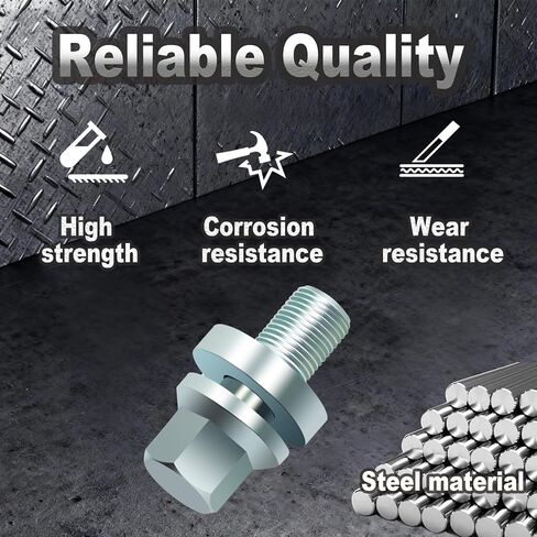 Crank Pulley Bolt Compatible with Honda Civic Si 1999-2000 CR-V 1997-2001 Del Sol 1994-1997 Acura Integra 1991-2001 B-Series DOHC VTEC Replace# 90017-PR3-003 in Saudi Arabia