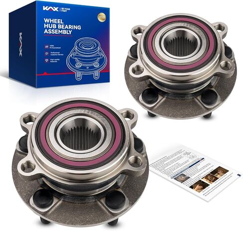 KAX 515206 2PCS Front Wheel Hub Bearing Compatible with Ram 2500 2019-2023, Ram 3500 2019-2023 in Saudi Arabia