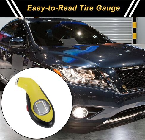 Digital Display Tire Pressure Gauge 0-140psi Regular Air Pressure Gauges for Tires LED Lights Battery 1 Pcs Winters Tire Pressure Gauge in Saudi Arabia