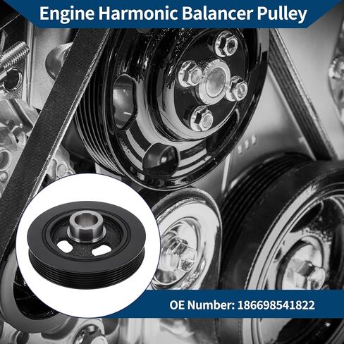 No.2312425000 Engine Harmonic Balancer Crankshaft Pulley for Dodge Journey 2009-2020 Harmonic Balancer Pulley Crank Pulley 6 Groove Durable in Saudi Arabia