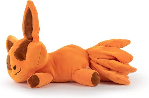Cuddly Toy with Naruto Figures 30 cm - Naruto, Kakashi, Sasuke, Kurama, Naruto Six Path - Collector's Edition - Super Soft Quality (Kurama Sleeping) in Saudi Arabia