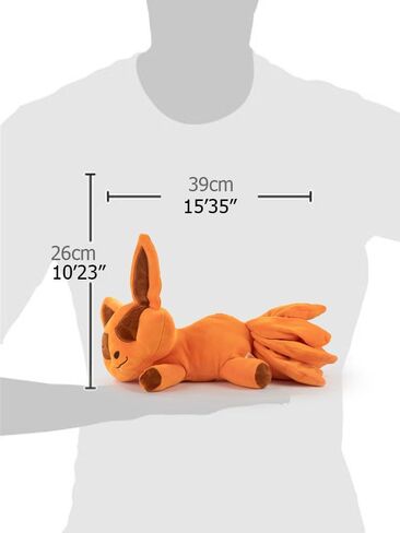 Cuddly Toy with Naruto Figures 30 cm - Naruto, Kakashi, Sasuke, Kurama, Naruto Six Path - Collector's Edition - Super Soft Quality (Kurama Sleeping) in Saudi Arabia