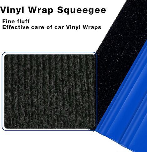 PBEE Car Wrapping Vinyl Kit Window Tint Film Application Tools with Edge Trimming Squeegee, 9mm Knife, Felt Squeegee in Saudi Arabia