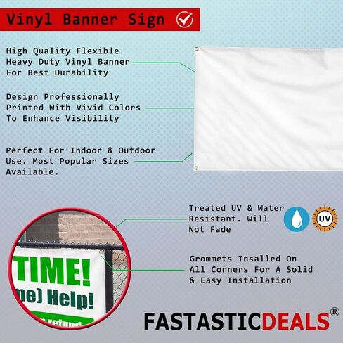 Vinyl Banner Multiple Sizes Personal Protective Equipment Safety Industrial & Craft Outdoor Weatherproof Industrial Yard Signs Black 4 Grommets 16x40Inches in Saudi Arabia