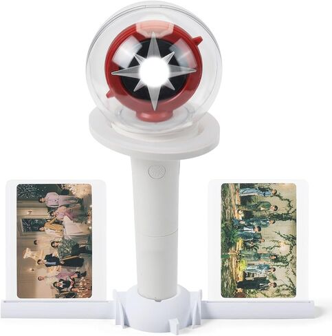 Stray Light Stick Holder (V1 & V2 Compatible) with 2 Photo Card Stands for Skz's Fans Gifts in Saudi Arabia