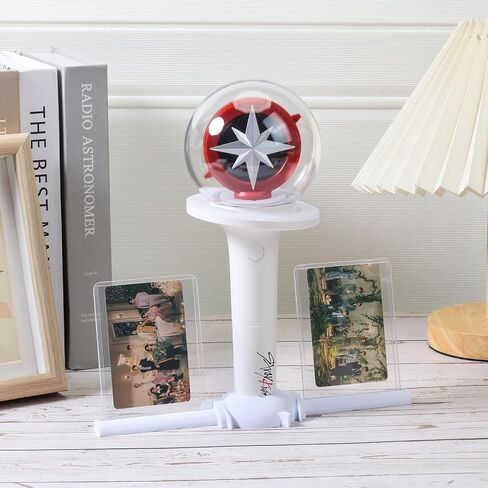 Stray Light Stick Holder (V1 & V2 Compatible) with 2 Photo Card Stands for Skz's Fans Gifts in Saudi Arabia