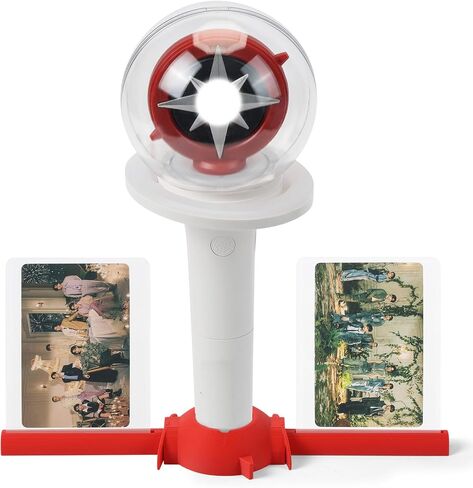Stray Light Stick Holder (V1 & V2 Compatible) with 2 Photo Card Stands for Skz's Fans Gifts in Saudi Arabia