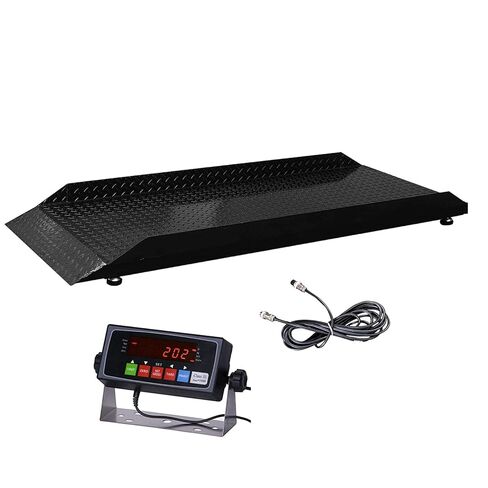 مقياس أرضية الحيوان المحمول من PEC للماشية الصغيرة والمتوسطة الحجم، ميزان حيوانات بوزن 2000 رطل لعجل المزرعة والخنزير والماعز والأغنام، يتضمن حصيرة مطاطية، منصة 50 بوصة × 25 بوصة in Kuwait