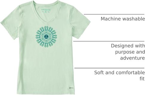 Life is Good Women's Crusher Tee Flip Flop Mandala in Saudi Arabia
