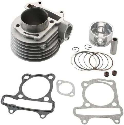 Piston Pin 15mm Diameter 57.4mm Scooter Cylinder Block Kit For S O F 1 2 M GY6 150 S125 2009 in Saudi Arabia