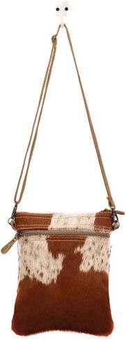 Myra Bag Olive Upcycled Canvas & Cowhide Fanny Pack S-1389 in Saudi Arabia
