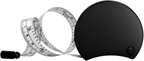 Body Measuring Tape, 60" Dual - Scale Measuring Tape for Body Measurements - Automatic Retractable or Fitness, Tailoring & Body Waist/Chest/Hip Measurement in Saudi Arabia