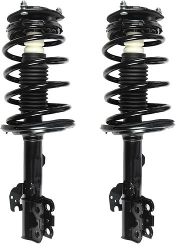 Front & Rear Struts Shock Absorbers Coil Spring Assembly Fit for 2003-2008 Toyota Corolla Replacement 172115 172114 171373L 171373R (Set of 4) in Kuwait