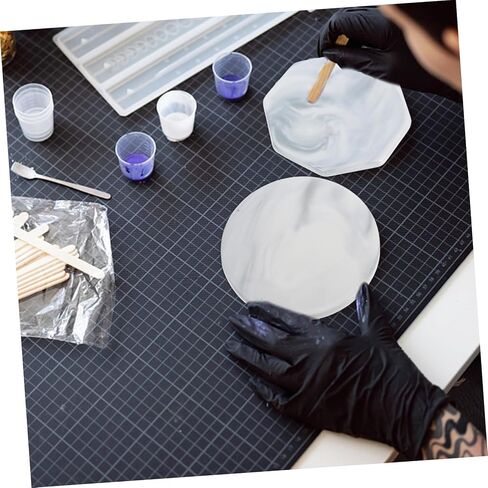 DOITOOL 2Pcs Marble Wax Seal Stamp Plates Heat Resistant Sealing Pads for Home Use Multi-Functional Drink Coasters for Weddings and Events in Saudi Arabia