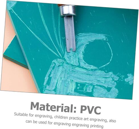 Tofficu 6 قطع صبي فتاة PVC نحت لوحات مطاطية أدوات الطباعة للفنون مادة آمنة لصبي فتاة الخيال الإبداعي لمشاريع المبتدئين in Kuwait