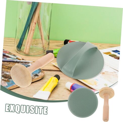 Gadpiparty 1 Set Printmaking Tools Kit Durable Ink Plates Crafting Mushroom Rollers Carving Boards for DIY Art Projects Reliable Printmaking Supplies for Artists in Saudi Arabia