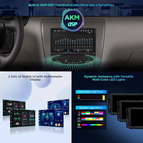 XTRONS Car Stereo for Chevy Silverado Chevrolet Tahoe GMC Sierra, Android 12 Octa Core 4GB+64GB Car Radio, 8 Inch IPS Touch Screen GPS Navigation for Car Bluetooth Head Unit DSP Car Play Android Auto in Kuwait
