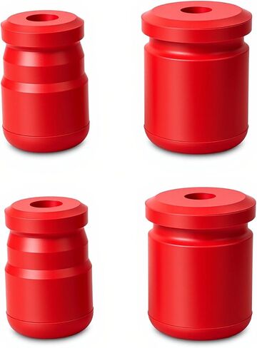4PC Front & Rear Bump Stops Fit for Jeep Wrangler JK JKU Sport Rubicon Sahara Freedom Unlimited 2007-2018, Replace 1-1303 1-1304 in Saudi Arabia