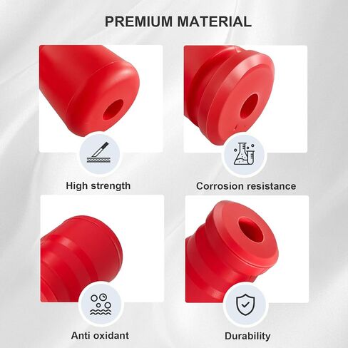 4PC Front & Rear Bump Stops Fit for Jeep Wrangler JK JKU Sport Rubicon Sahara Freedom Unlimited 2007-2018, Replace 1-1303 1-1304 in Saudi Arabia