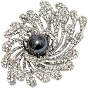Elegant fireworks Corsage Brooches Jewelry for Women Fashion Pearl Costume Broaches and Pins