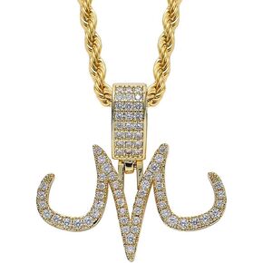 Union Power Cartoon Magic Tattoo Logo M قلادة قلادة الهيب هوب مثلج خارج سلسلة هدايا للرجال والنساء in Kuwait