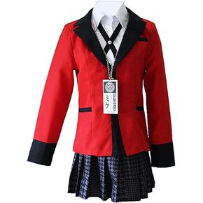 Womens/Girls The Future Diary Gasai Yuno Mirai nikki Top&Skirt Cosplay Costume