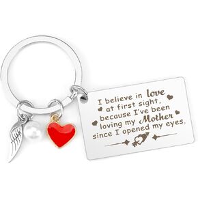 Mom Keychain Gifts Stocking Stuffers,Mother Birthday Gifts for Mom Gift from Daughters Son Mothers Day Gifts for Moms Christmas Gifts for Moms Mother's Day Gifts Idea Mom Valentines Day Gift Mama Gift