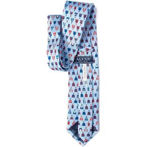 Men's Alynn 100% Silk Horse Racing Jockey Chic Derby Novelty Necktie Tie