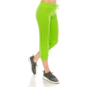 بنطال Eevee النسائي French Terry Active Sport Jogger برباط كابري للتمرين