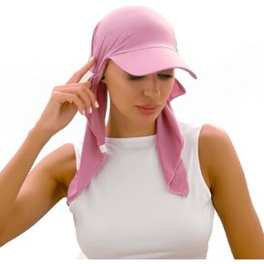 Peaked Chemo Cap Women Sun Protection Baseball Cap Newsboy Hat Soft Pre Tied Headscarf Headwrap Hair Loss Turbans