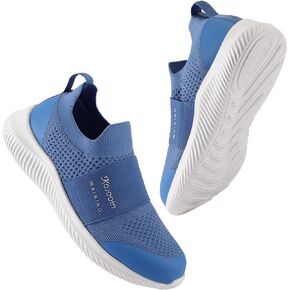 KOJOOIN Womens Walking Shoes Slip On Athletic Sneakers Lightweight Breathable Running Tennis Shoes Casual Gym Yoga Sock Shoes