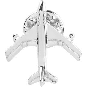 Airplane Brooch Pin Aircraft Brooches For Pilot Flight Attendants Aviation Plane Jewelry
