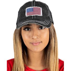 Funky Junque Dad Hat Unisex Mesh Trucker Distressed Vintage Patch Baseball Cap