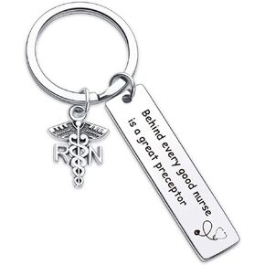 Nurse Preceptor Keychain Nurse Appreciation Jewelry for Nurse Preceptor Gift stethoscope Nursing Gift Nurse Teacher Gift Nurse Thank You Gift charge Nurse Birthday Gift Nurse Preceptor Keyring