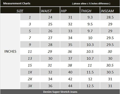 جينز نسائي من Twiinsisters عالي الخصر مصنوع من قماش ممتاز قابل للتمدد in Kuwait