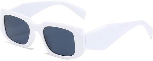 Azoxus Retro Fashion Irregular Rectangle Sunglasses UV400 Protection Trendy Small Plastic Frame AZ9492 in Saudi Arabia