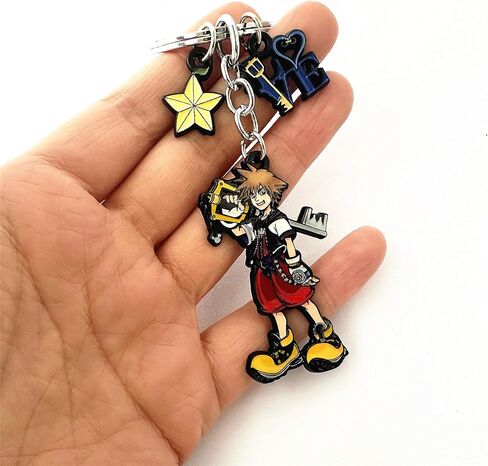 سلسلة مفاتيح كيانجاو كينجدوم هير انيمي كوسبلاي مجوهرات كنجدوم هارت هدايا للرجال والنساء in Kuwait