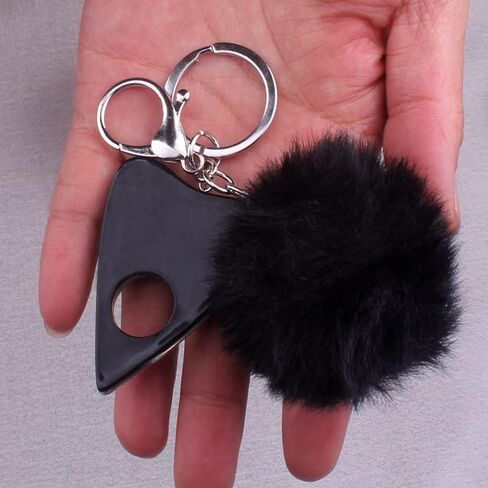 Ouija Board Keyring with Pompom Ball for Women Girls, Glittering Ouija Board Key Chains for Car Keys Handbag Jewelry in Saudi Arabia