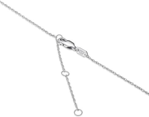 DIAMONLITE Moissanite Diamond Pendant Necklace for Women, 18K Gold Plated 925 Sterling Silver Cross or Heart Necklace for Women, Brilliant Cut D Color VVS1 Clarity Lab Created Diamond, Gifts for Women Her Wife Girlfriend Mom, 18"+2" Extender in Saudi Arabia