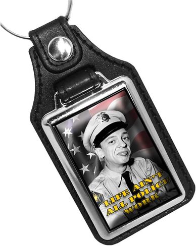 براذرهود سلسلة مفاتيح من مايبيري شريف ديبارتمنت دون نوتس كنائب بارني فايف، حلقة مفاتيح للرجال والنساء شديدة التحمل للرجال والنساء in Kuwait