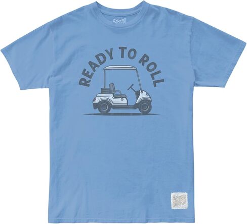 تي شيرت ذو رقبة دائرية من العلامة التجارية Retro الأصلية 100% قطن This is How I Roll Golf Cart (للأطفال الكبار) in Saudi Arabia